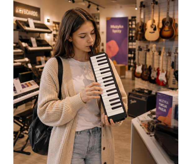 MusicMate Harmonijka klawiszowa MM-ML32-B Melodica 32 - 1588165 - zdjęcie 15
